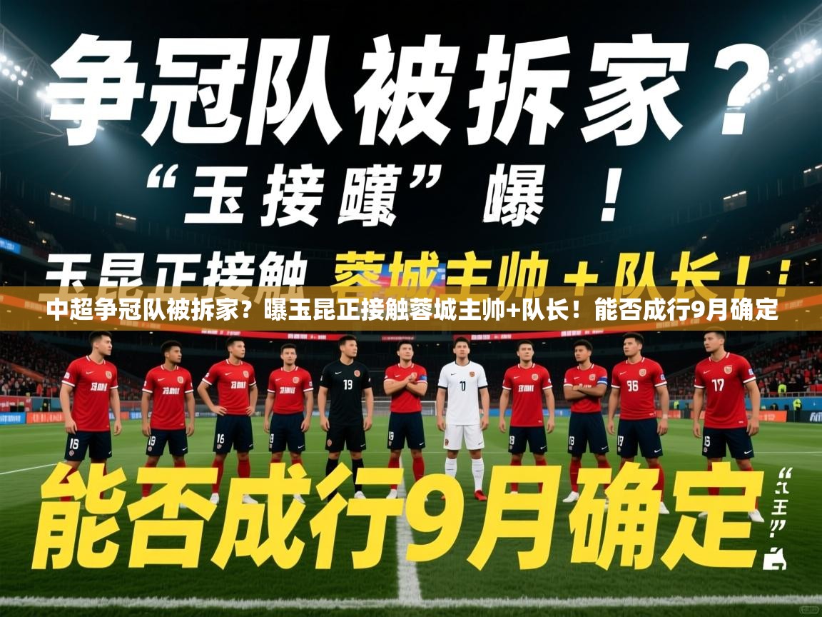 2025九游娱乐官网入口官方正版中超争冠队被拆家?曝玉昆正接触蓉城主帅+队长!能否成行9月确定 第4张